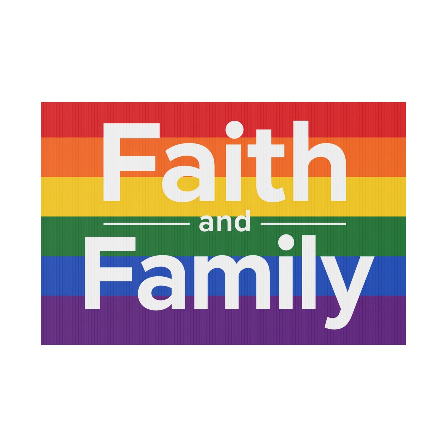 Plastic Yard Sign