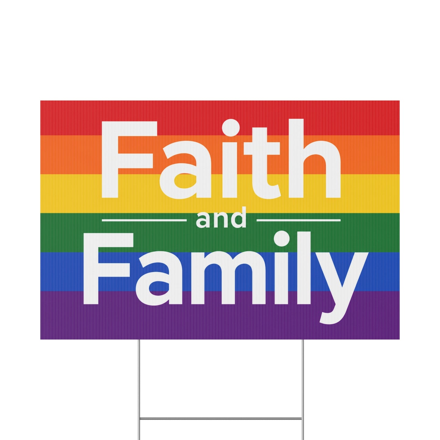 Plastic Yard Sign