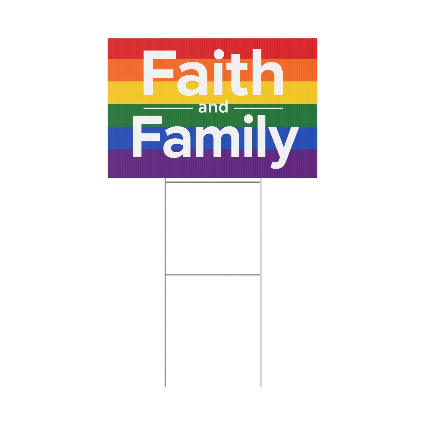 Plastic Yard Sign